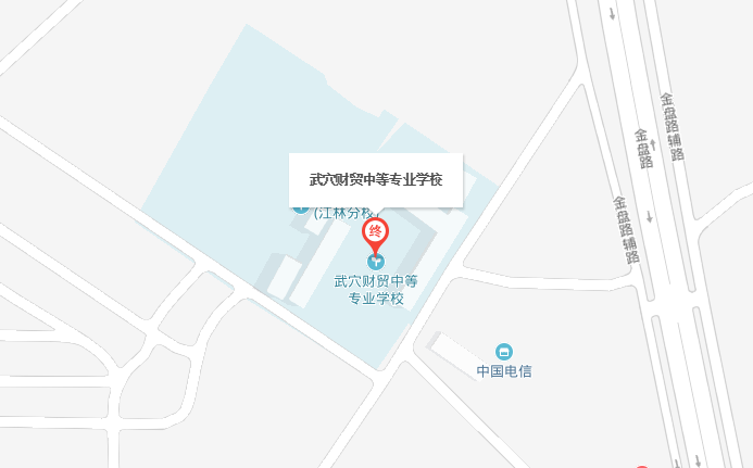 武穴財貿(mào)中等專業(yè)學校位置地圖