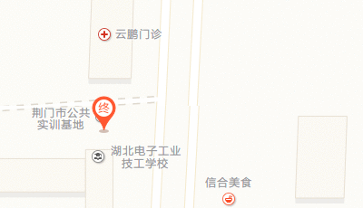荊門市高級技工學(xué)校位置地圖