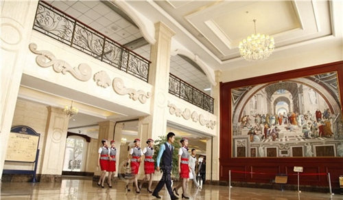 四川西南航空職業(yè)學(xué)院圖書館大堂