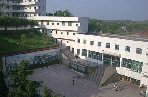 榮縣樂德職業(yè)中學(xué)校俯瞰校園