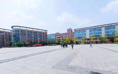 郫縣友愛職業(yè)技術(shù)學(xué)校校園廣場