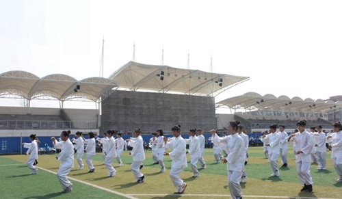 成都工程職業(yè)技術(shù)學校太極拳表演
