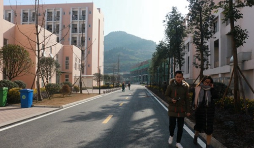 成都信息技術(shù)學(xué)校校園行道