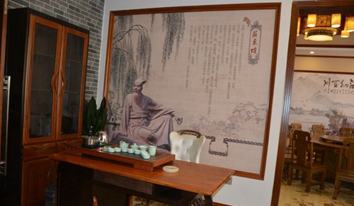 成都信息技術(shù)學(xué)校餐廳一角