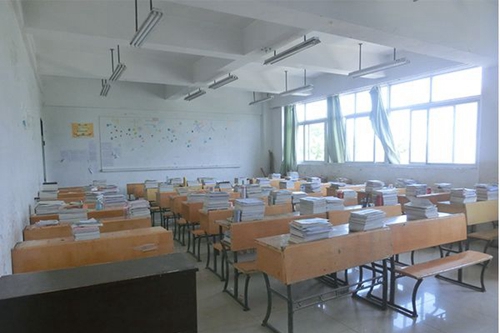 四川育英醫(yī)養(yǎng)科技技工學校學生教室