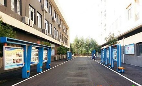 遂寧鴻圖電子電路技術職業(yè)學校校園一角