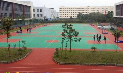 遂寧鴻圖電子電路技術職業(yè)學校校園運動場