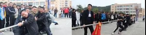 廣元市昭化區(qū)職業(yè)高級中學師生拔河比賽