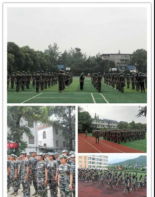 廣元市昭化區(qū)職業(yè)高級中學開展軍訓