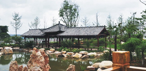 四川省綿陽農(nóng)業(yè)學(xué)校(綿陽工程技術(shù)學(xué)校)景觀：文化長廊2