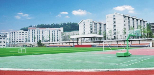 四川省綿陽農(nóng)業(yè)學(xué)校(綿陽工程技術(shù)學(xué)校)操場側(cè)面