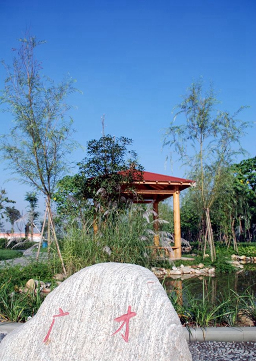 成都樹(shù)德中學(xué)光華校區(qū)校園涼亭2