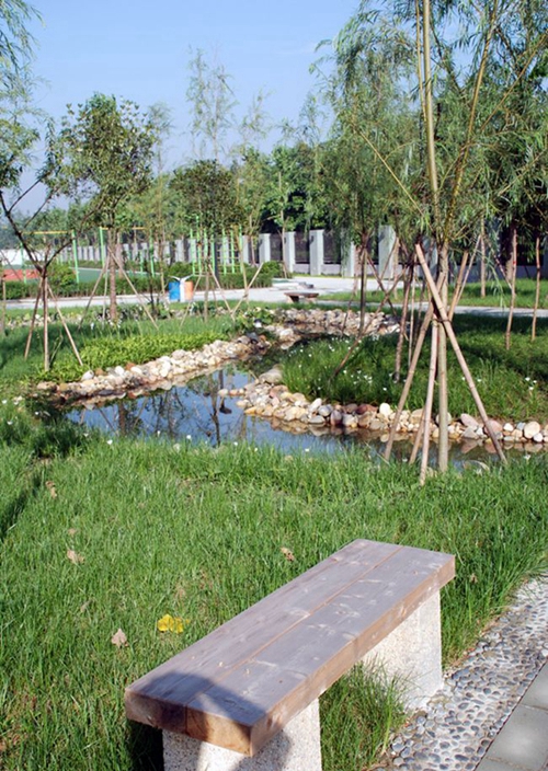 成都樹(shù)德中學(xué)光華校區(qū)校園一角