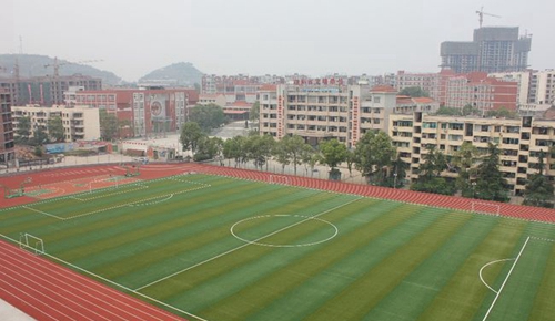三臺第一中學三臺一中校園全景