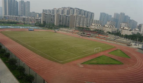 成都市華陽中學(xué)運(yùn)動場全景