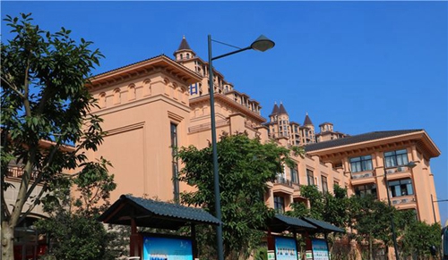 四川師范大學(xué)附屬第一實驗中學(xué)校園一角2（天府校區(qū)）