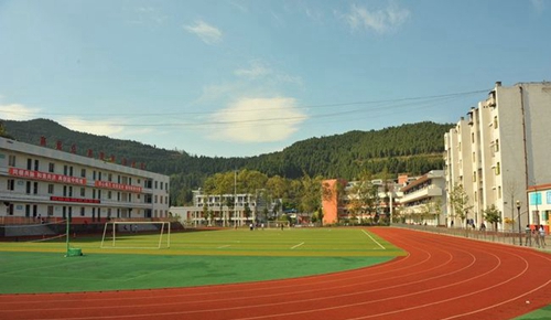 四川省鹽亭中學(xué)運(yùn)動場全景