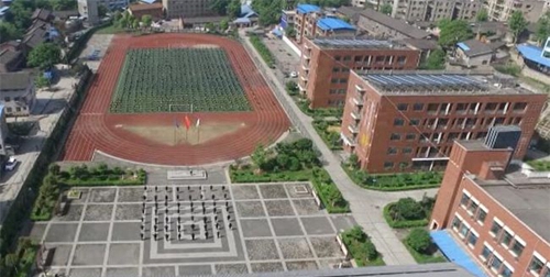 廣元市樹人中學校園全景