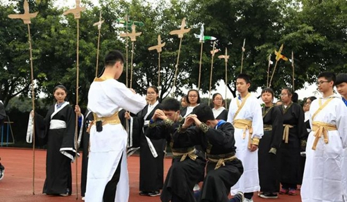 新津縣華潤(rùn)高級(jí)中學(xué)開幕式表演
