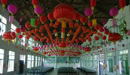 閬中市柏埡中學(xué)食堂