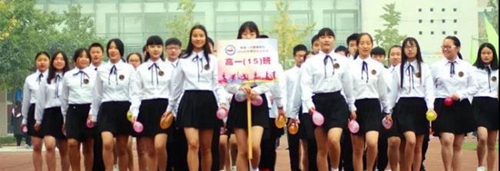 郫都區(qū)第四中學入場儀式3
